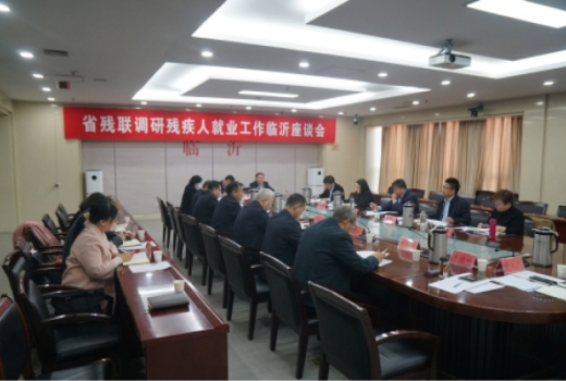 省殘聯(lián)到臨沂市調(diào)研殘疾人就業(yè)和文創(chuàng)工作
