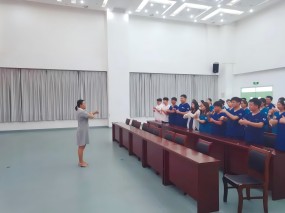 臨沂市康復醫(yī)院舉辦“手語助康復 團員走在前”國際手語日活動