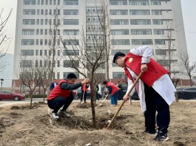 我院組織開展“學雷鋒、植新綠、樹新風”主題黨日活動